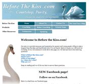 Tablet Screenshot of beforethekiss.com